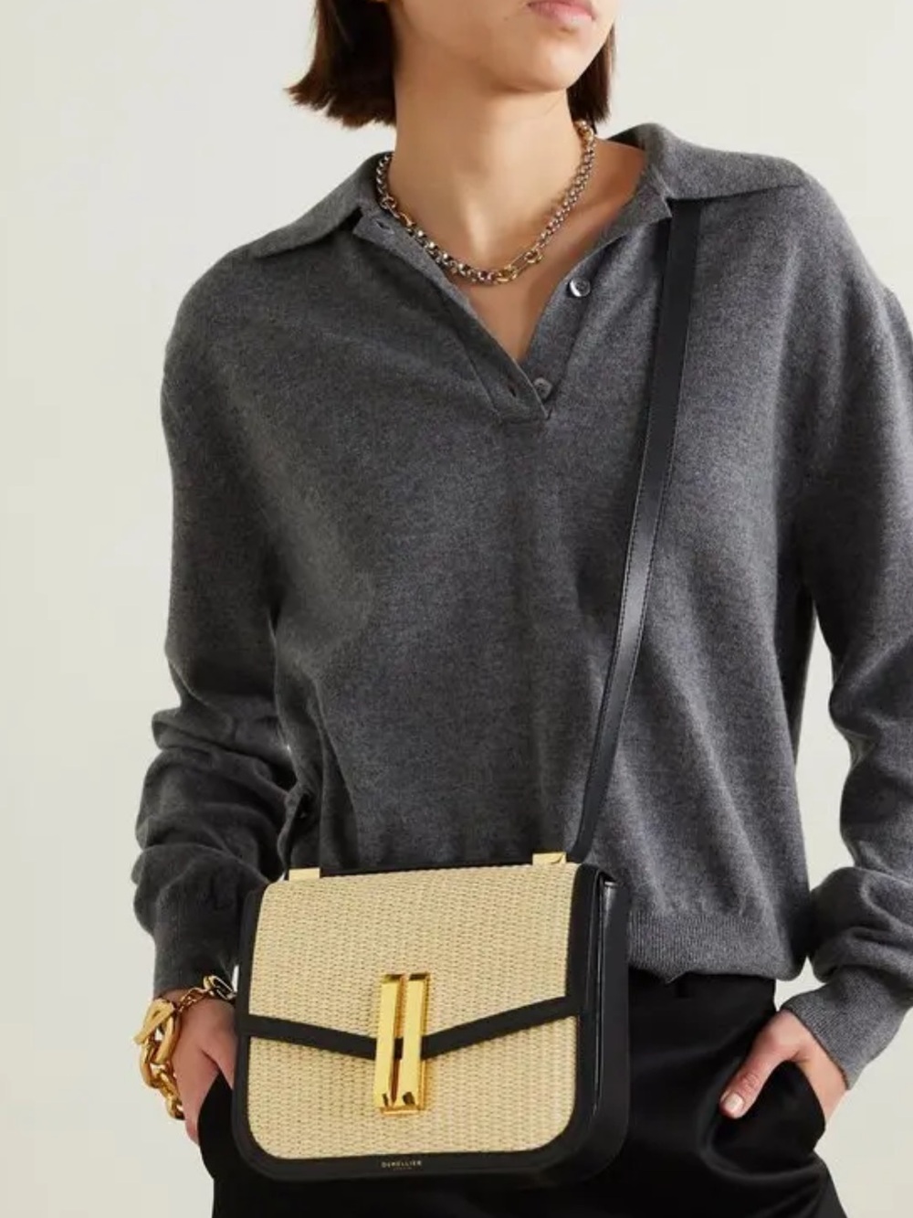 DEMELLIER WOVEN BAG